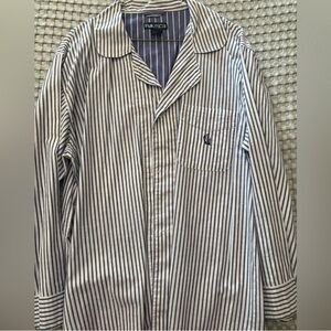 Nautica Men's Navy Striped Pajama Set